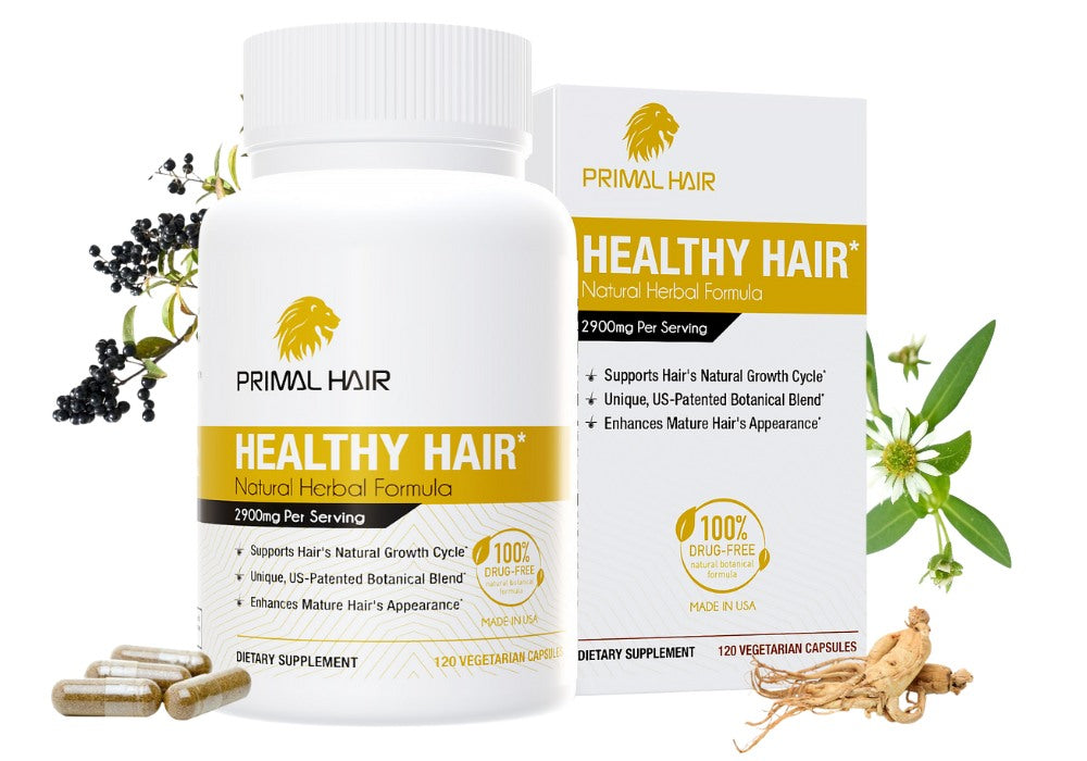 PRIMAL HAIR - 100% Potent Herbal Formula