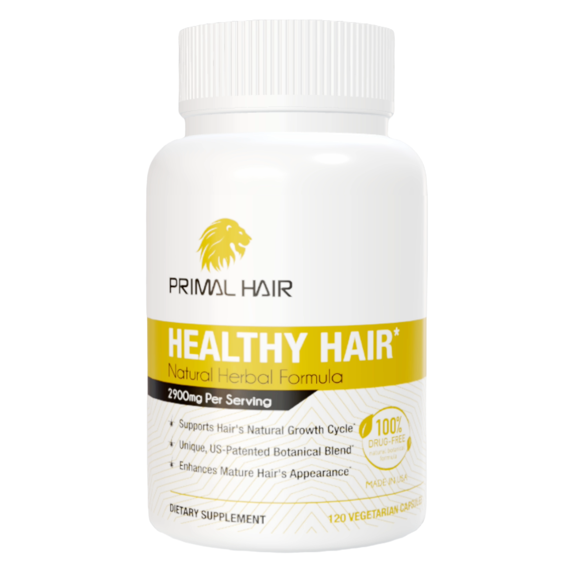 PRIMAL HAIR (3-Bottle Bundle) - Vitamins For Hair Growth