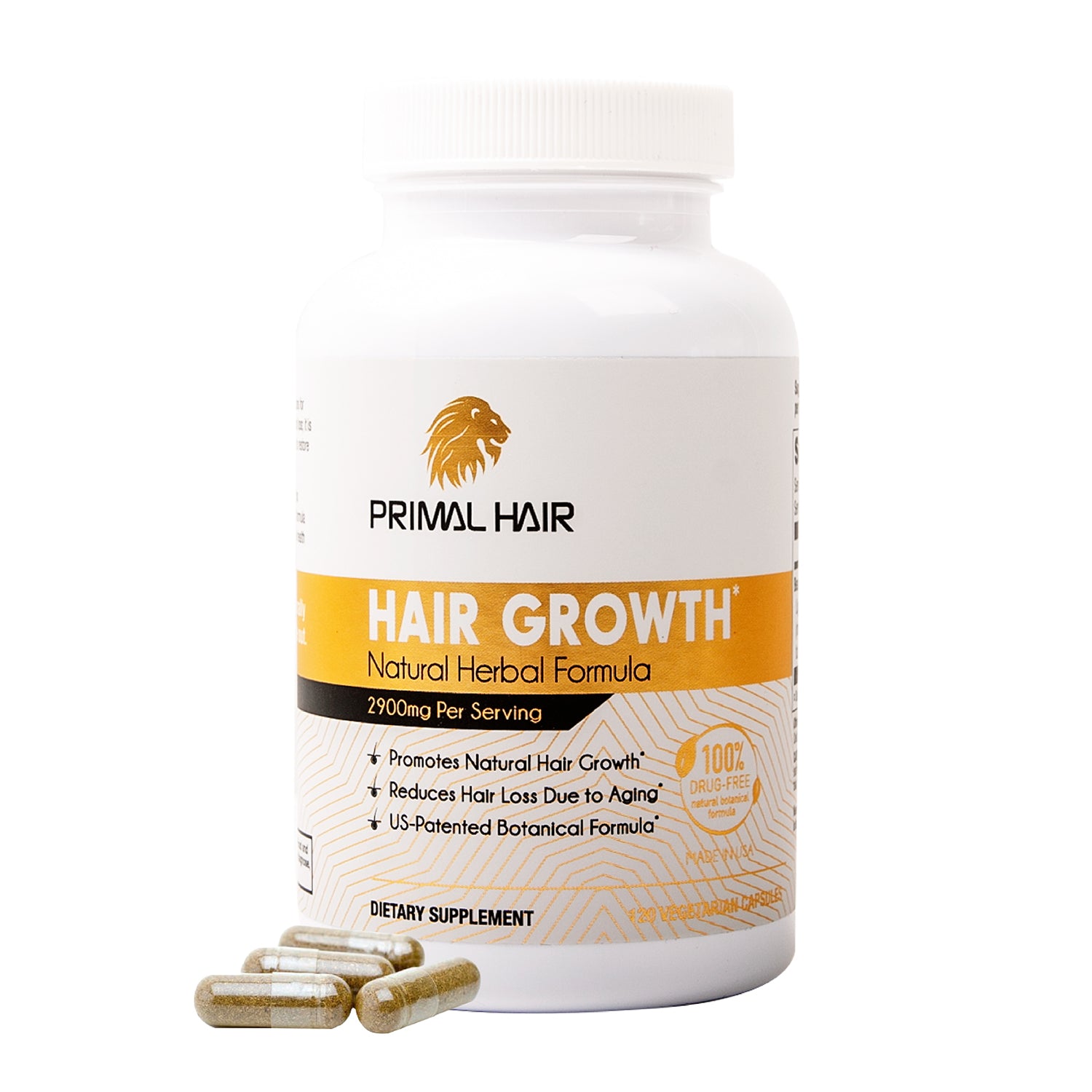 PRIMAL HAIR (6-Bottle Bundle) - Hair Health Vitamins